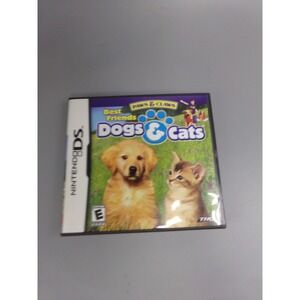 Nintendo DS Paws Claws Best Friends Dogs Cats Video Game E Rated